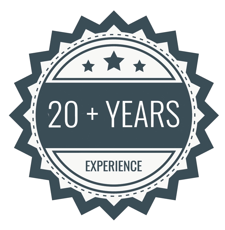 20 Years Experience